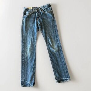 Abercrombie A&F Classic Straight Leg Kids Distressed Jeans Size 16 Slim